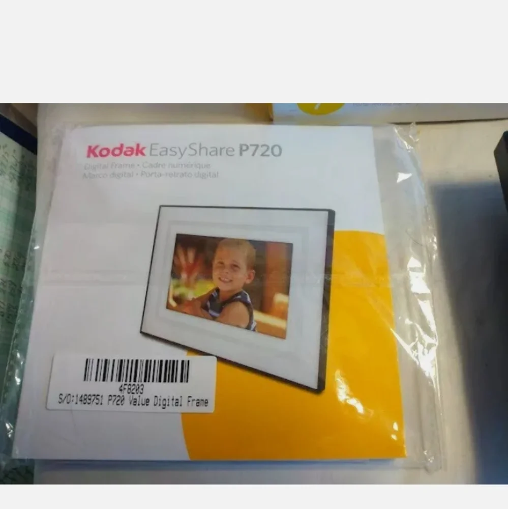 Kodak EasyShare P720 Digital Photo Frame 7” Display • Tested • Box Included